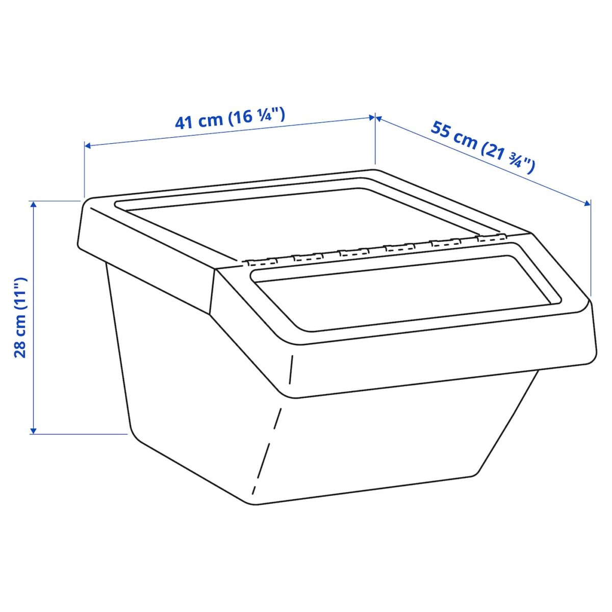 سطل 37 لیتری ایکیا مدل SORTERA